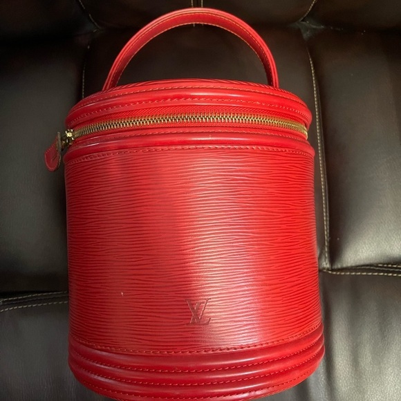 Louis Vuitton Handbags - Louis Vuitton Bold Red Epi Leather Cosmetic Case